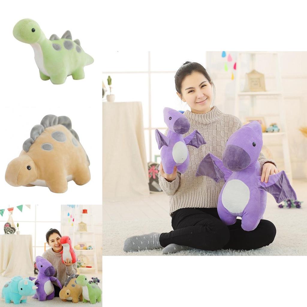 Adorabile T-rex Triceratopo Dinosauro Peluche Giocattolo Per Bambini Morbido Morbido Animale Ripieno Bambola