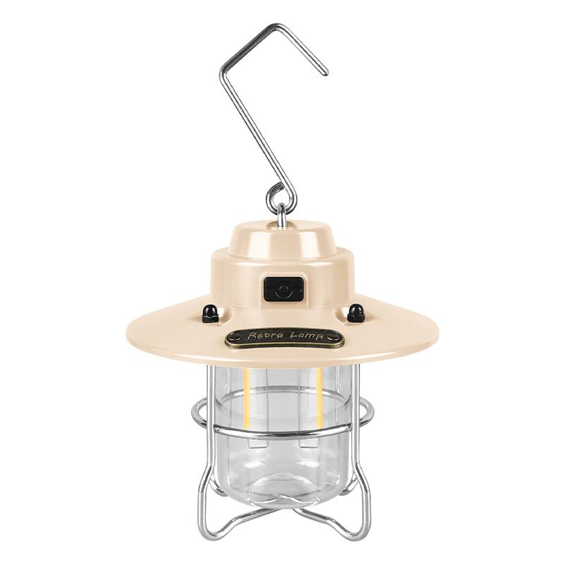 Camping Lantern Portable New Outdoor Lighting Usb Multi-Function Tent Light Touch Remote Control Warm Light Atmosphere Campsite Lamp