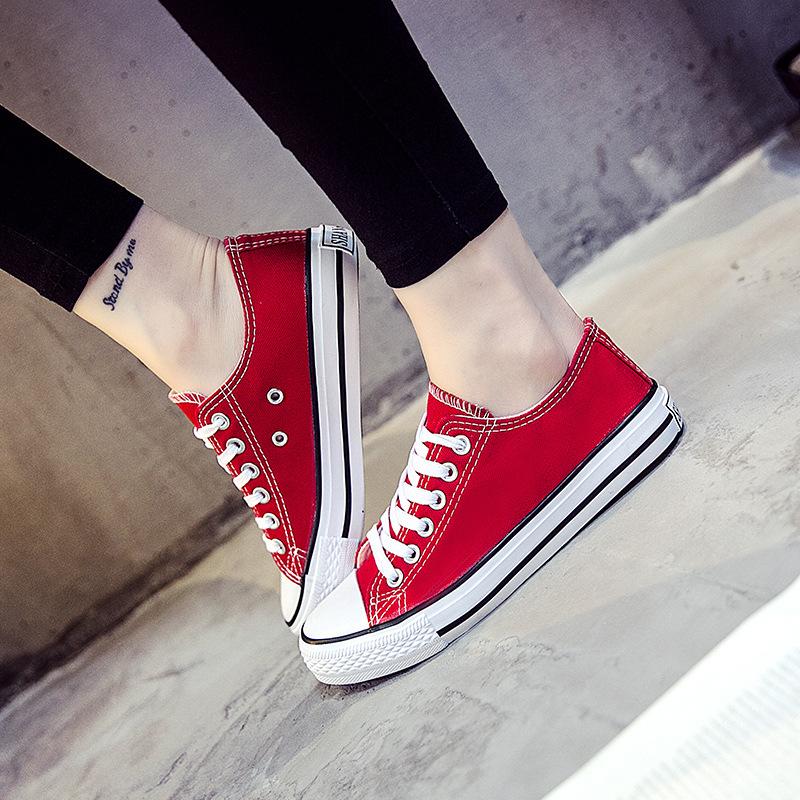 2025 neue lässige vielseitige kleine weiße Schuhe ins Paar Frühling Canvas Schuhe Damen Sport Studenten Board Schuhe A01