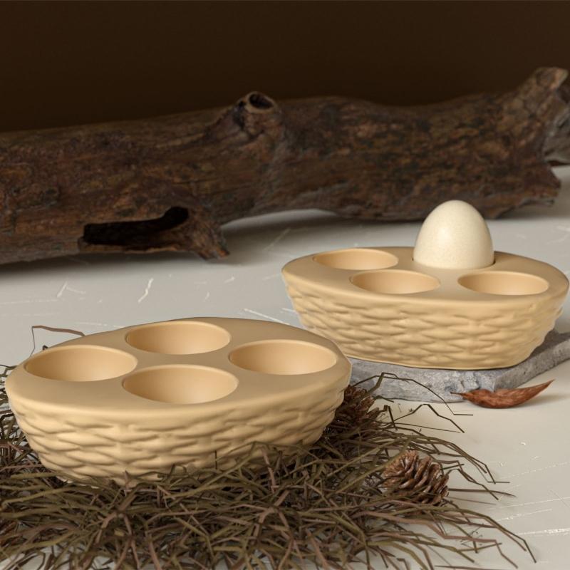 Multifunctional Silicone Eggs Holder Mold Nonstick Design Eggs Tray Moulds Suitable for Baking Crafts and Storage
