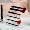 Stationery Holder Clear Brush Holder Pen Rack Acrylic 6-Slots Display Stand Pen Holder