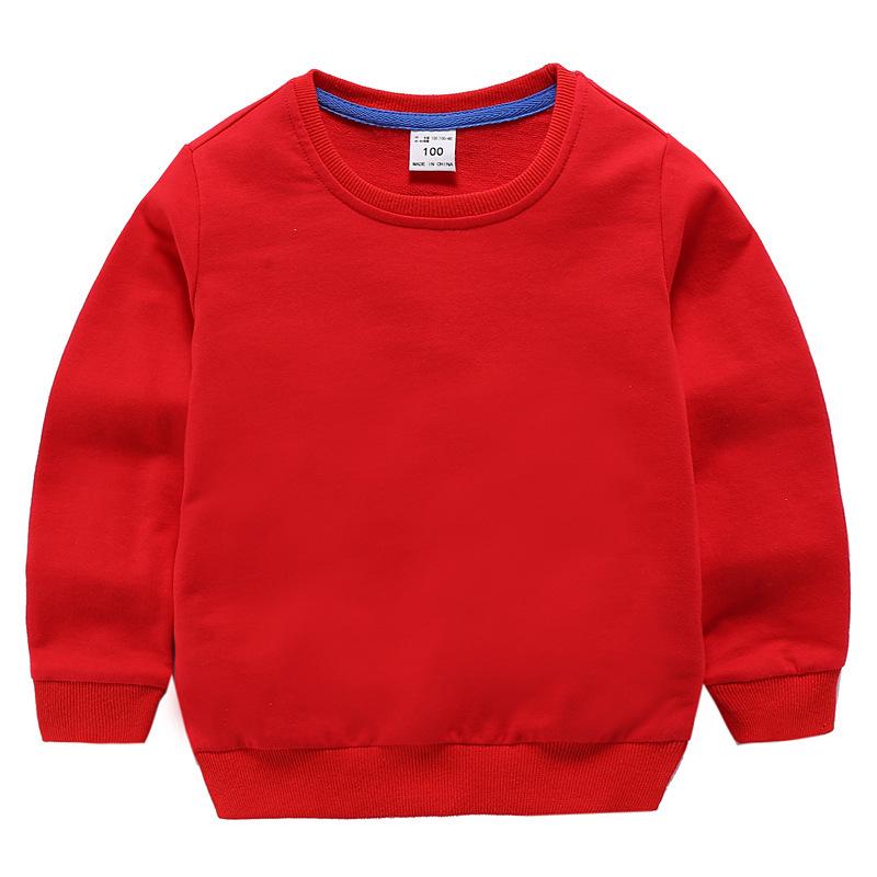 Nuova Felpa con Cappuccio per Bambini 2026: Top per Bambini in Stile Coreano per Maschi e Femmine, Colore Unito, Girocollo, Manica Lunga, Moda Primaverile.