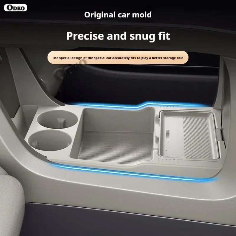 Silicone Storage Box 2026 FOR NIO ES8 Center Console Modification Anti-slip Pad Accessories Organizer Decoration