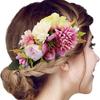 Simulation Floral Flower Hair Comb Vintage Bridesmaid Headwear Bridal Hair Accessories  Beach