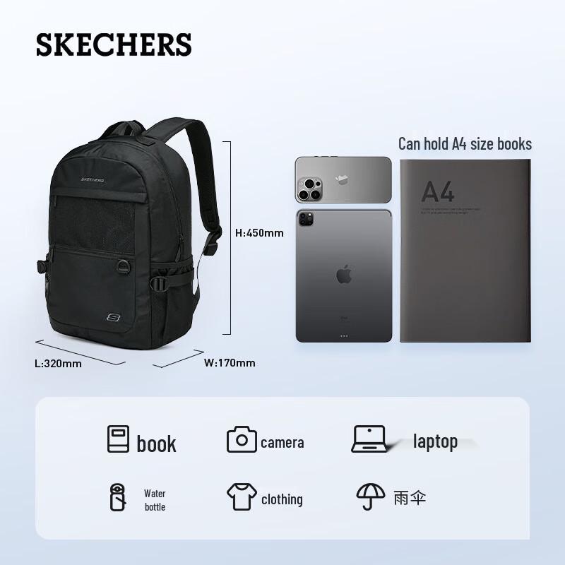 Skechers L124U071 Unisex Lightweight Backpack 99