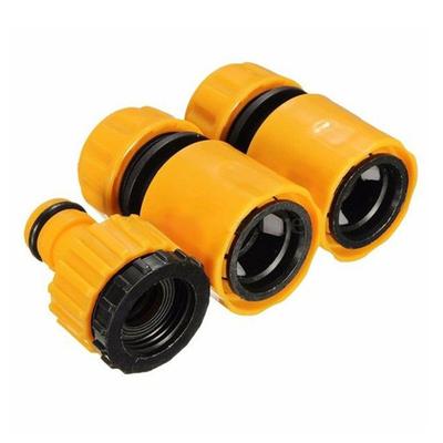 3Pcs 1/2Inch 3/4Inch Garden Water Hose Pipe Fitting Quick Tap Connector Adaptor