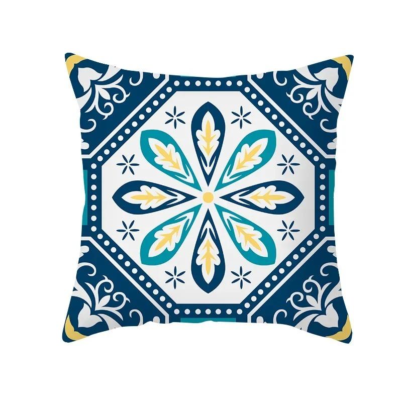 Home Decor Exquisite Patterned Decorative Throw Pillow Covers Pattern Cushion Cover Suitable For Sofa Bedroom Car Pillow Cover