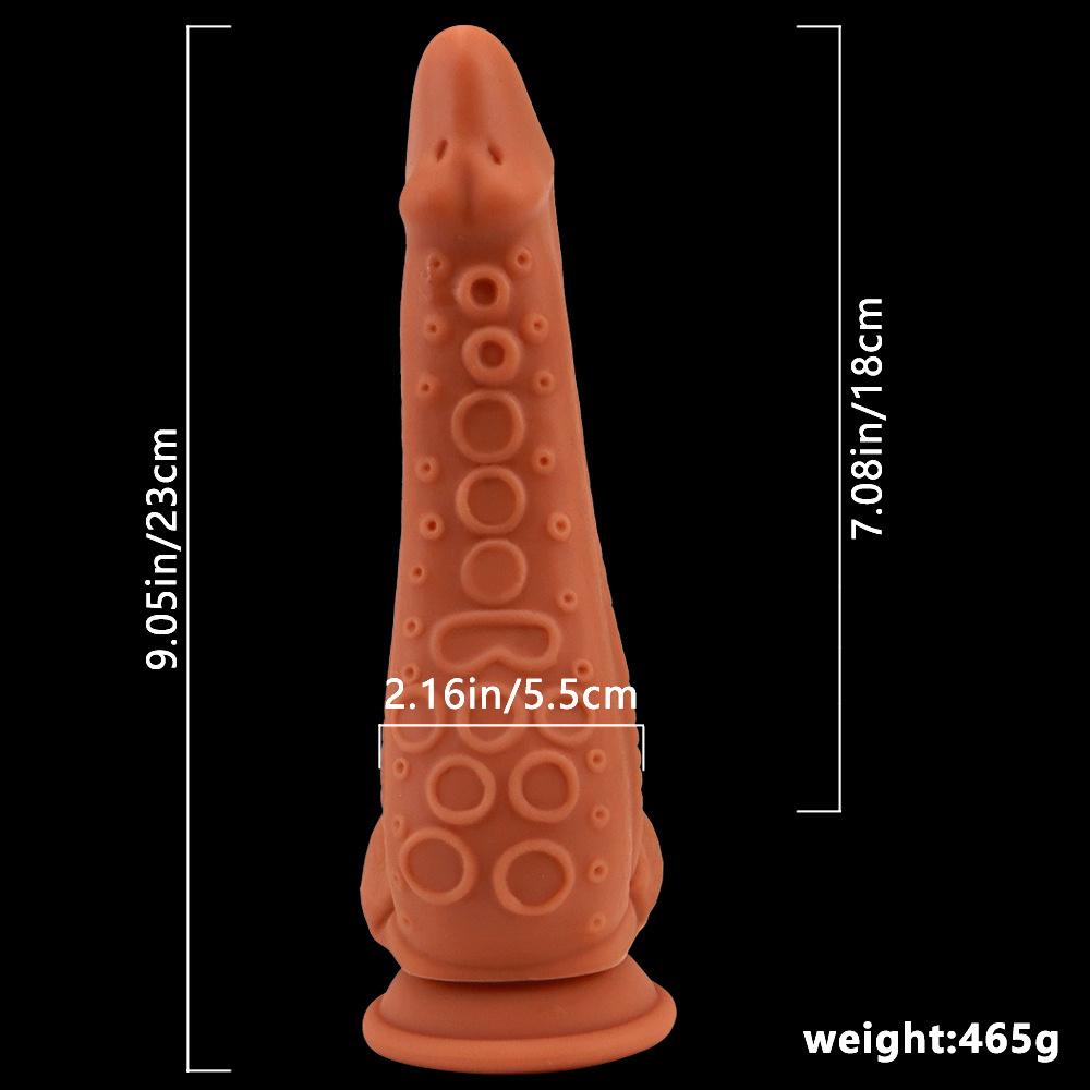 23cm Animal Dildo Color Realistic Silicone Fake Penis Adult Toys Masturbation For Women