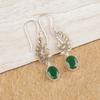 Green Onyx Earrings, 925 Solid Sterling Silver Jewelry, Gemstone Earrings, Gift For Her Handmade Dainty Jewelry