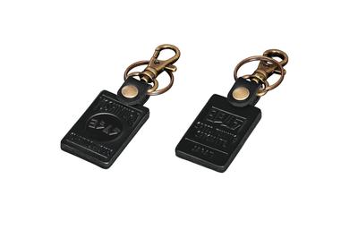 YOSHIMURA Keychain Leather Key Chain (COMPETITION MOTORS) Black 903-223-5200