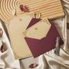 10pcs Vintage Decoration Letter Paper Set Invitation Card Blessing Thank Envelope  Paper Postcard
