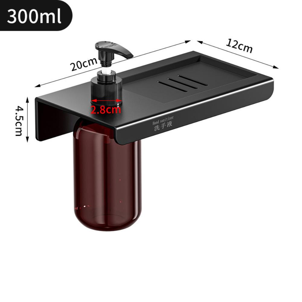 

Stainless Steel Soap Dispenser With Storage Rack Plastic Soap Dispenser 20cm 28cm 36cm Bathroom Shower Storage Accessories