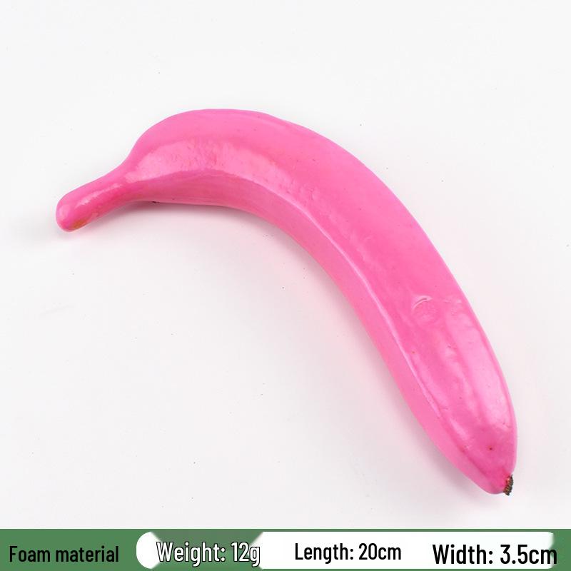 Plastic PU Banana Model for Display and Teaching Props