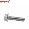 Authentic GB5789 Hex Flange Head Bolt with Washer Teeth, 304 Stainless Steel, Sizes M5-M10