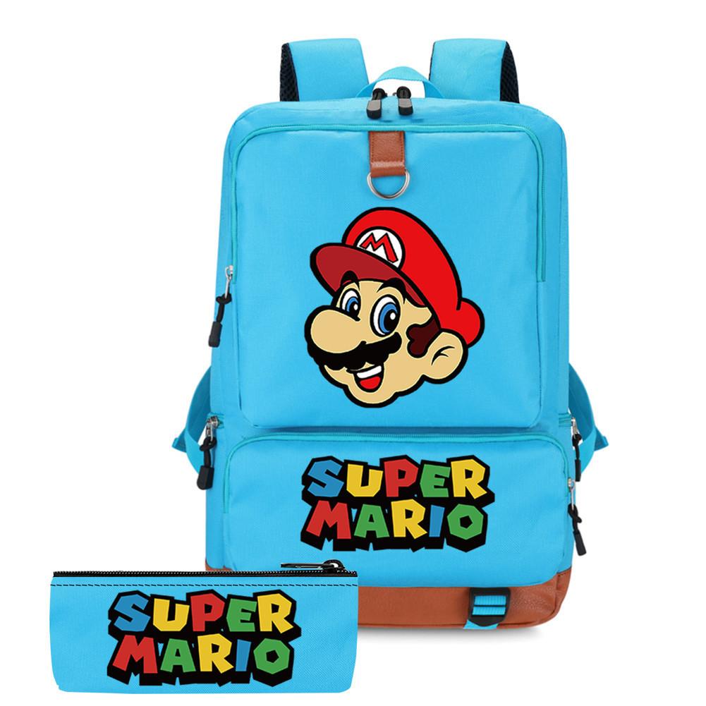 Cartoon Backpack, Primary And Secondary School Schoolbag, Backpack, Pencil Case, Two-Piece Set, Computer Bag.