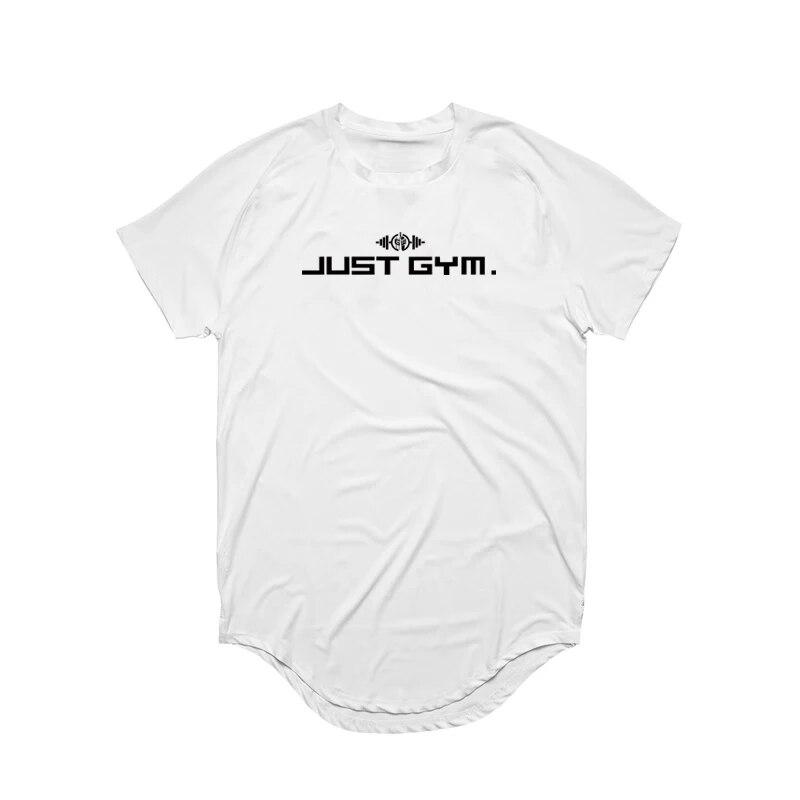 

Muscleguys Slim Fit с короткими рукавами, мужской топ с рукавами реглан, повседневная удобная спортивная футболка для фитнеса и тренировок XXL белый