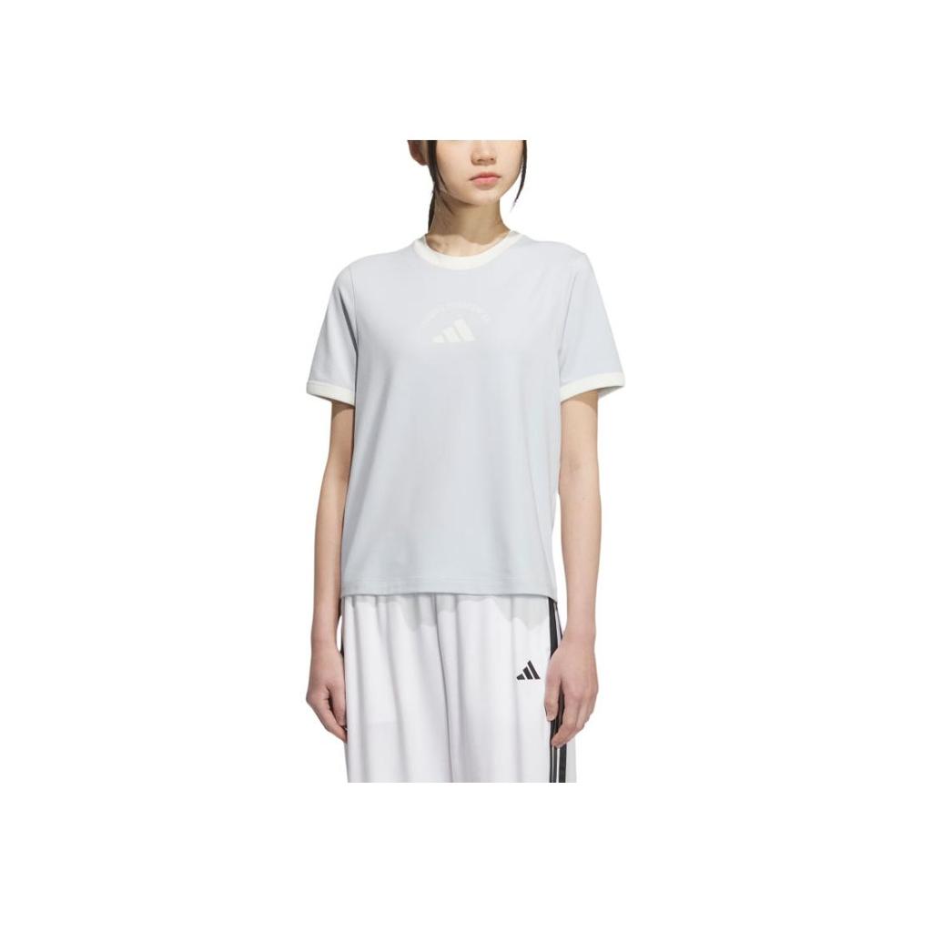 Adidas Fashionable Versatile Round Neck Simple Casual Short Sleeve T-Shirt Women Tops KC0060