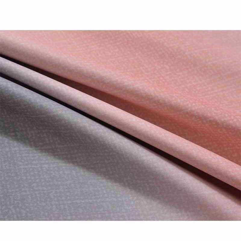 Gradient Striped Blackout Curtains Dual-Layer Sheer & Fabric Grommet Top All-in-One Window Drapes Home Decor