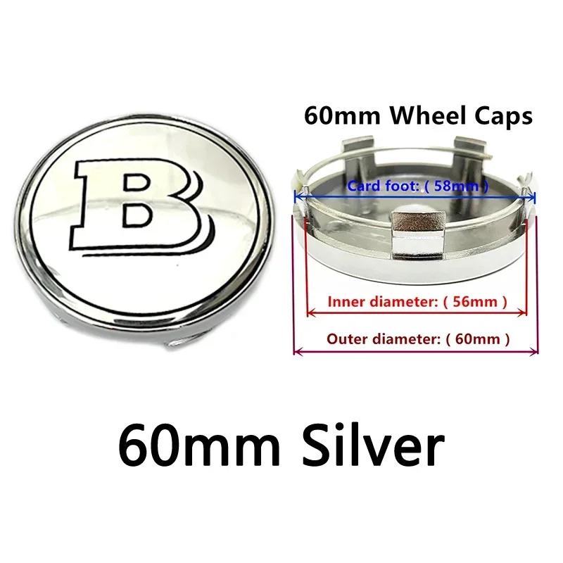 4ks 56mm 60mm 68mm 75mm 3Pin Pro Mercedes Benz Auto Krytky Středů Kolek Disků Krytky Nábojů Znak W202 W220 W213 W210 W164 E200 E260 E300
