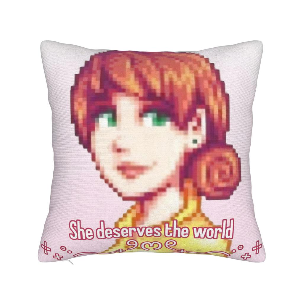 Game Stardew Valley Pillowcase Double-Sided Printing Cushion Cover Decoration Throw Pillow Case Cover Home Drop Shipping 18''