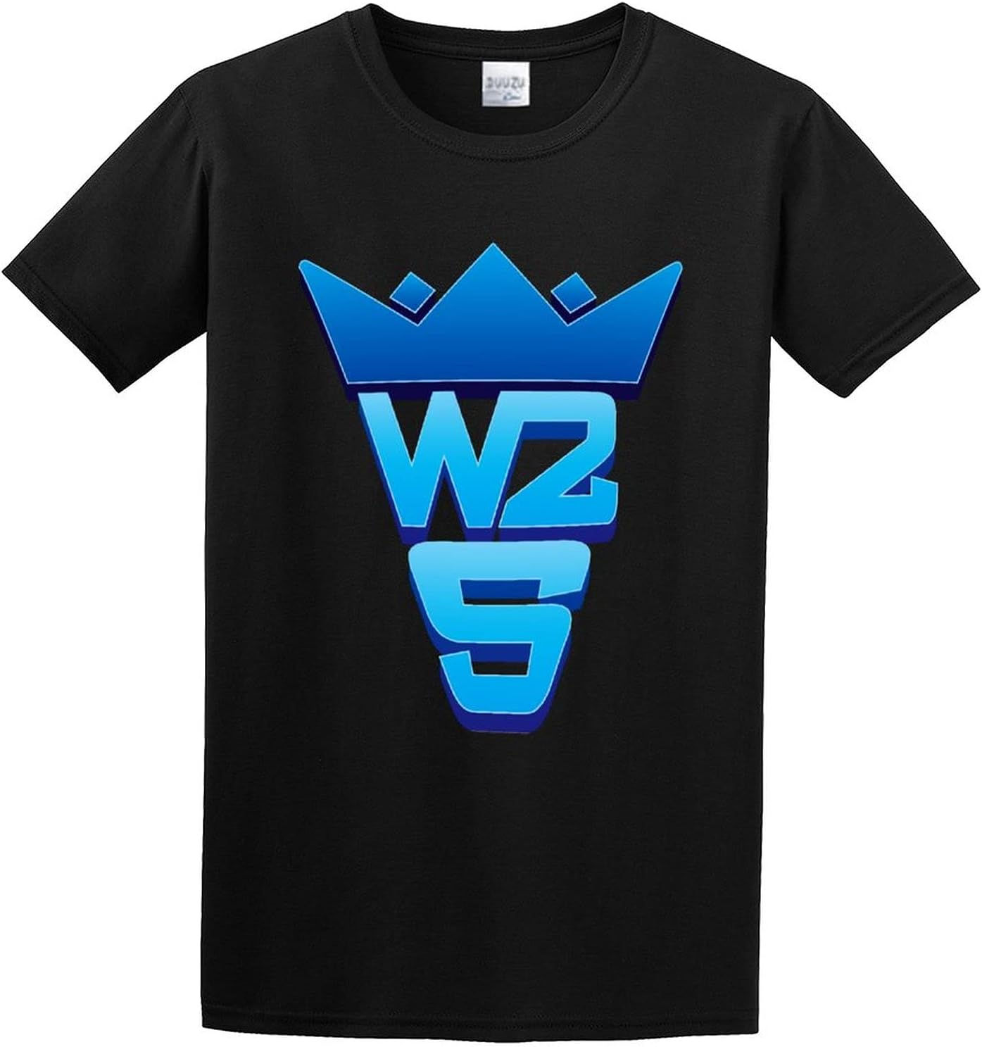 Men s W2S Logo Simplicity Short Sleeve T Shirt Black L чёрный