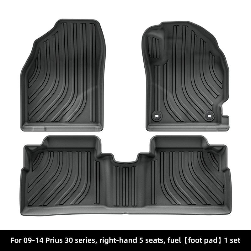 Eco-Friendly TPE Floor Mats & Trunk Mat for 09-14 Prius 30 RHD