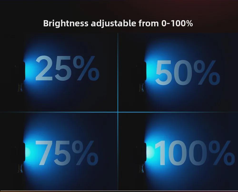 Portable RGB Photography Light: Cold/Warm Square Soft Light for Outdoor Live Broadcasts