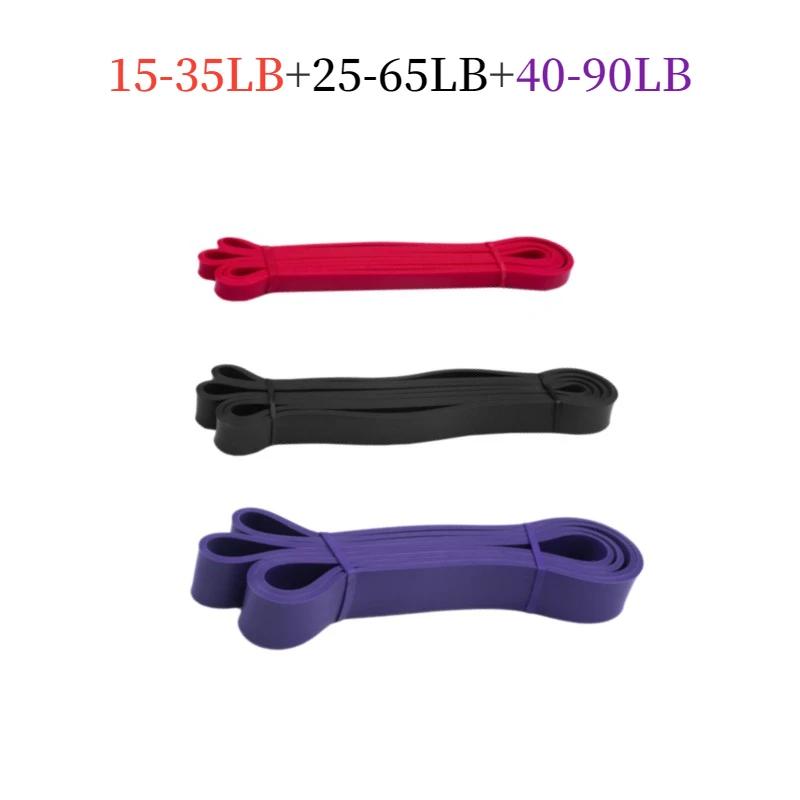 Strapazierfähiges Latex-Widerstandsband Übung Elastisches Band für Fitness Kraft Klimmzug-Unterstützungsband Training Pilates Fitnessgeräte Praktische Anwendung