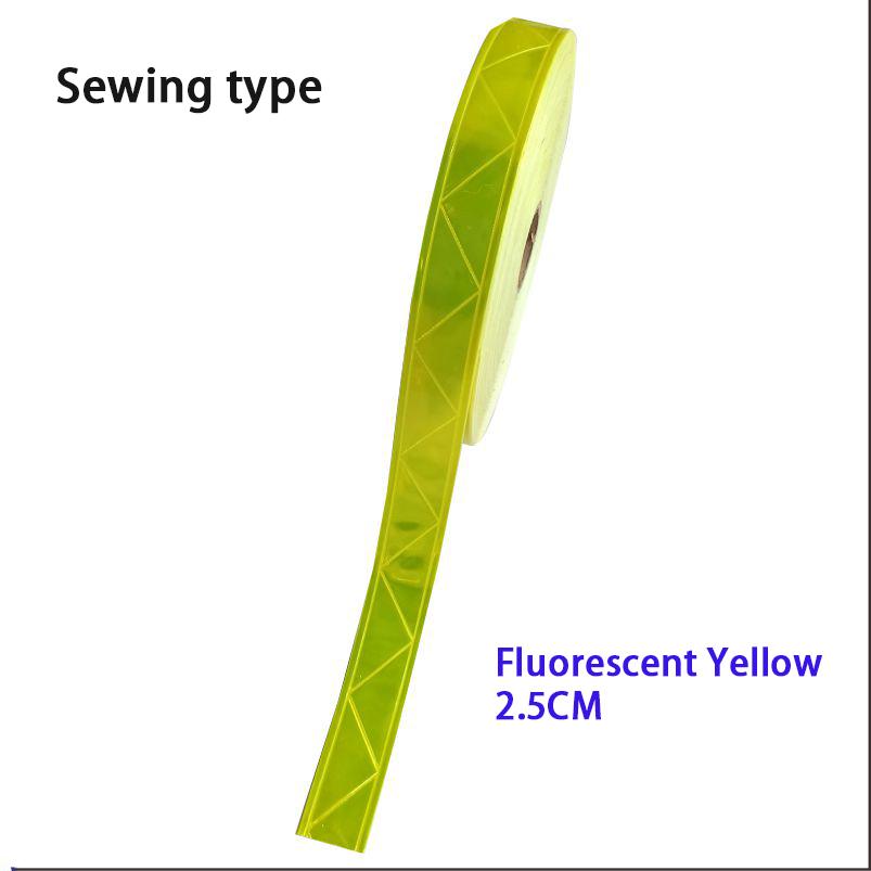 1-20 Meters 2.5CM High Brightness Reflective Strip PVC Night Light Sticker Vest Car Seam Reflective Safety Warning Tape Strip