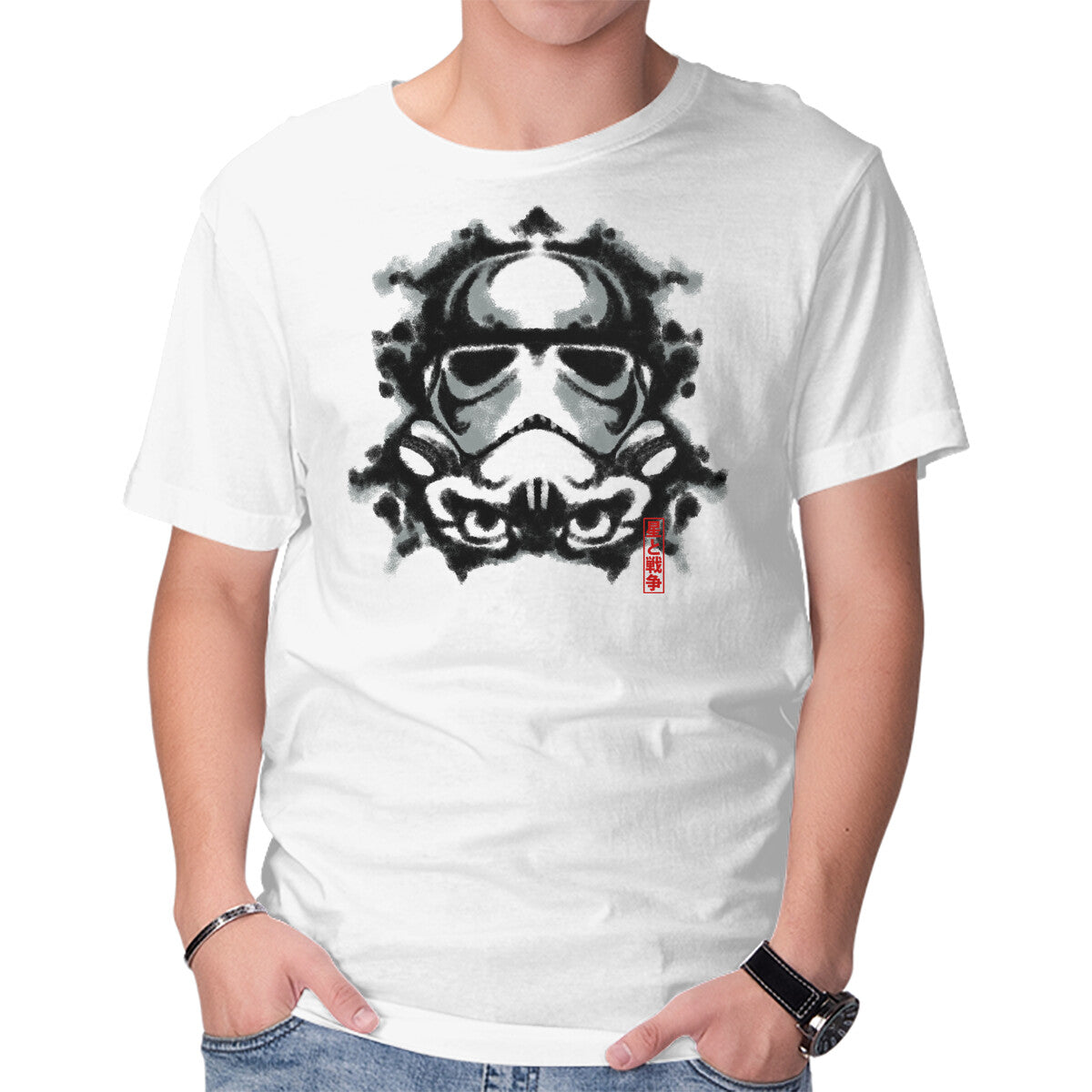 Unisex Crew Neck T-Shirt Pop Culture Rorschach Graphic Short Sleeve Casual Tee XXXXL