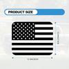 Back Sliding Window n US Flag Vinyl Decal, Auto Styling Compatible with Ford F150 F250 F350 2015  , Rear Middle Window n Flag Decal (Black Line)