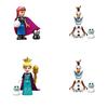 Disney Princess Frozen Minifigure Anna Elsa Olaf With Scepter Lamp High-quality Diy Blocks Kit For Kids