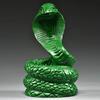 Yousheng Wooden Snake Figurine Vintage Chinese Zodiac Mascot Snake Model Good Luck Mini Animal Statue Sculpture Feng Shui Desktop Decoration Ornament