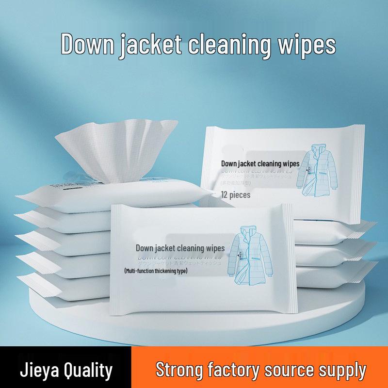 Влажные салфетки для удаления пятен с одежды: Средство для чистки пуховиков и изделий с наполнителем
