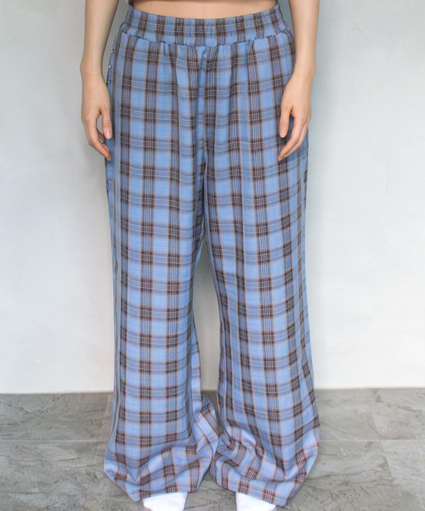OGI Blue Check Pajama Pants
