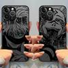 Japanese Cool Anime Case for iPhone 17 Pro Max 13 Mini 15 12 11 7 8 SE 14 16 Plus Air XS XR Funda Back Phone Cover