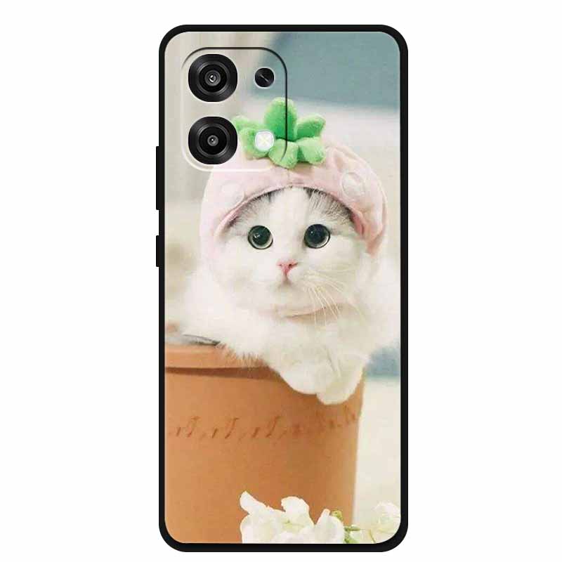 Per Oppo A6 Pro 4G 5G Custodia Versione Globale 2025 Lusso Morbido Silicone Cover Posteriore Per Oppo A6 Pro TPU 6.57" Protezione Paraurti Coque