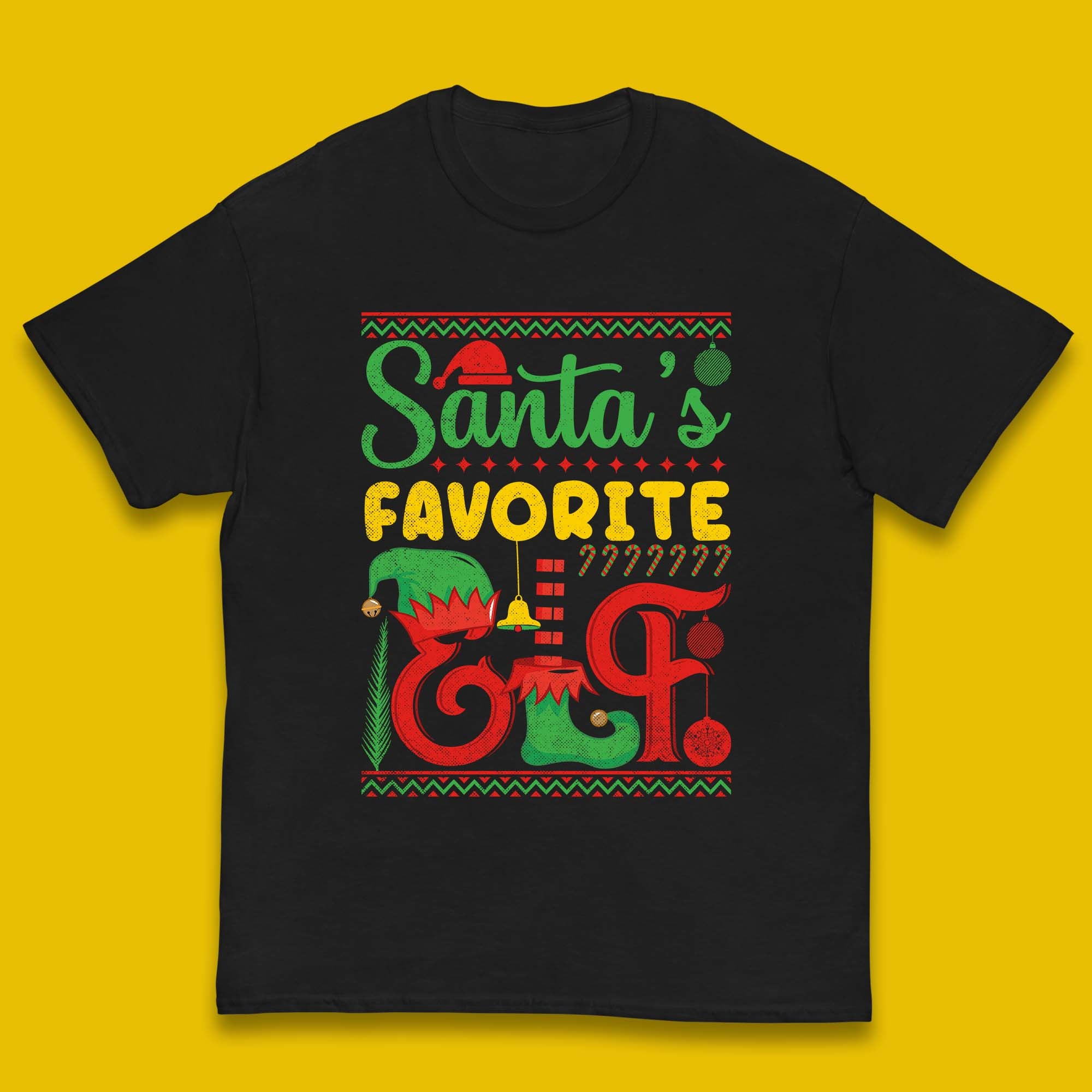 Christmas Kids T Shirt Christmas Santa s Favorite Elf Costume Top 100