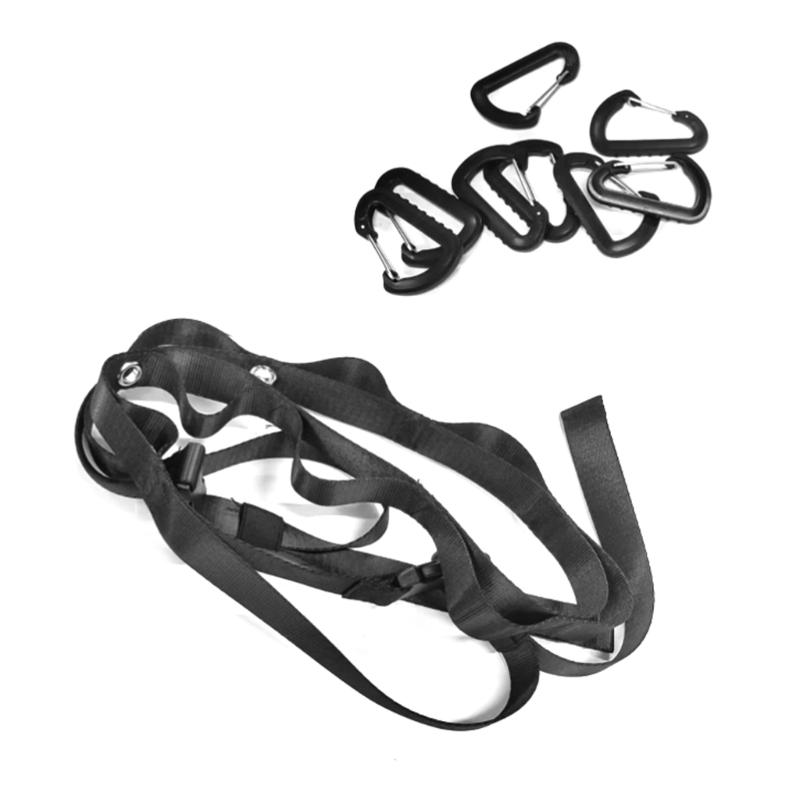 Samochodowa linka do suszenia ubrań, sznur na pranie, 8 pozycji, na zewnątrz, w podróży, linka na ubrania montowana do pojazdu