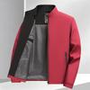 Middle-aged stand-up collar jacket top