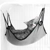 Soft Relax Cat Sleeping Hanging Bed Swing Hammock With Hook Solid Color