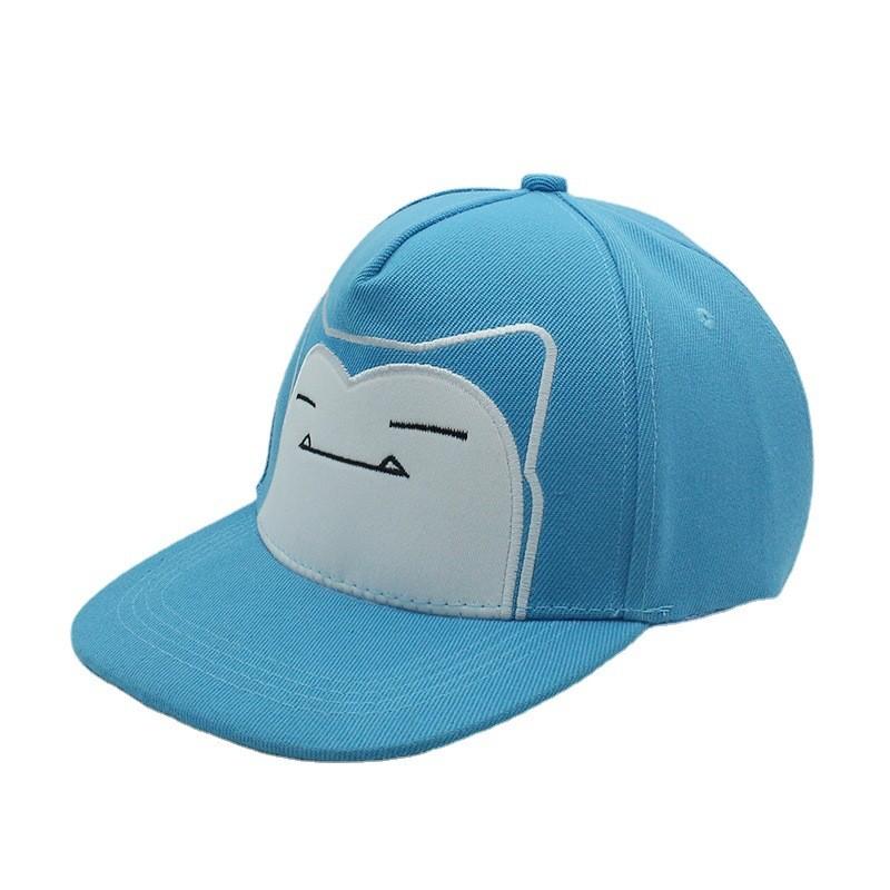 Monsters Snorlax Pocket Pattern Print Baseball Cap Sun Protection Breathable Hat