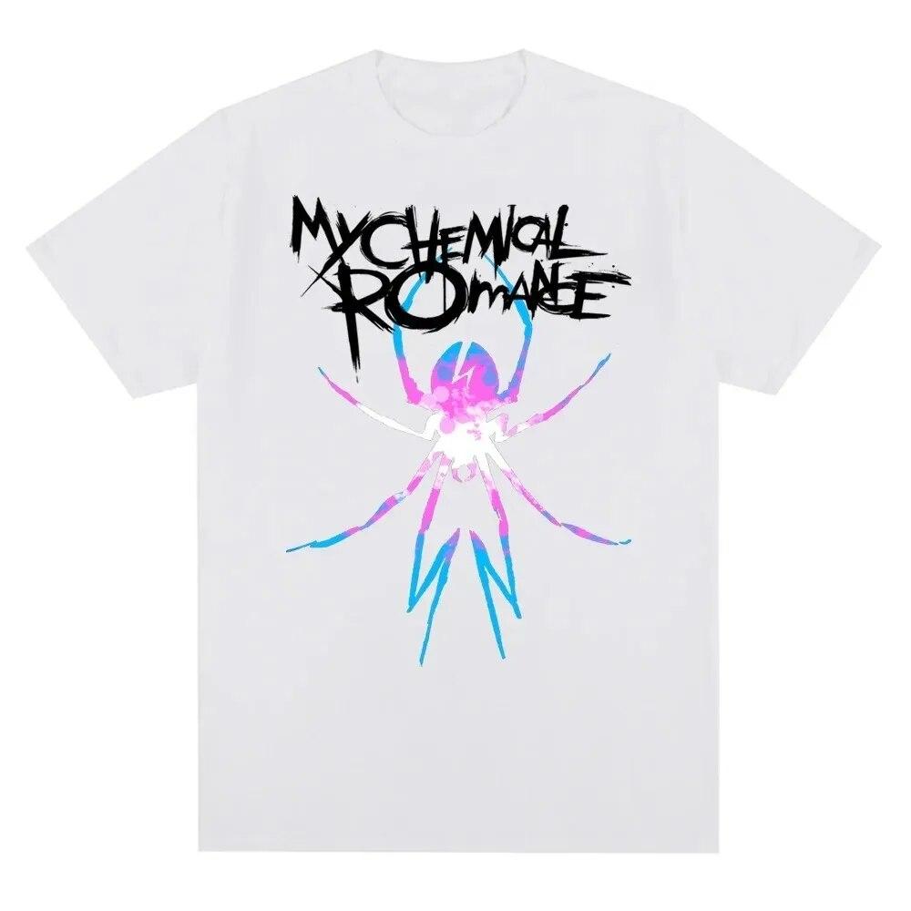 My Chemical Romance Mcr Band Unisex Women Cotton T-Shirt Printed T Shirt Casual Short Sleeve Tshirt 2024 Streetwear Trend Tee Tops