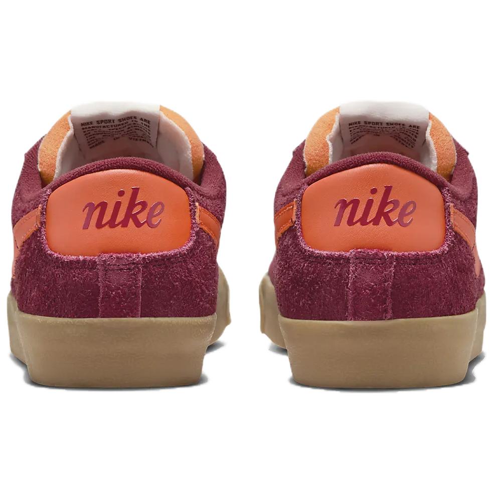 Nike Blazer Low 77 Vintage Team Red Safety Orange Women Sneakers Gum-Light-Brown Team-Orange FQ8060-600
