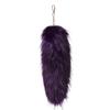Trendy Foxes Tail Key Holder Accessory Sturdy Plush Synthetic Leather Bag Ornament Portable for Stylish Ladies Women