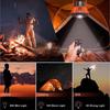 Portable Camping Fans Lantern for Tents, Tent Fan Rechargeable with Remote Control, Quiet and Powerful Personal USB Desk Fan for Outdoor Cam