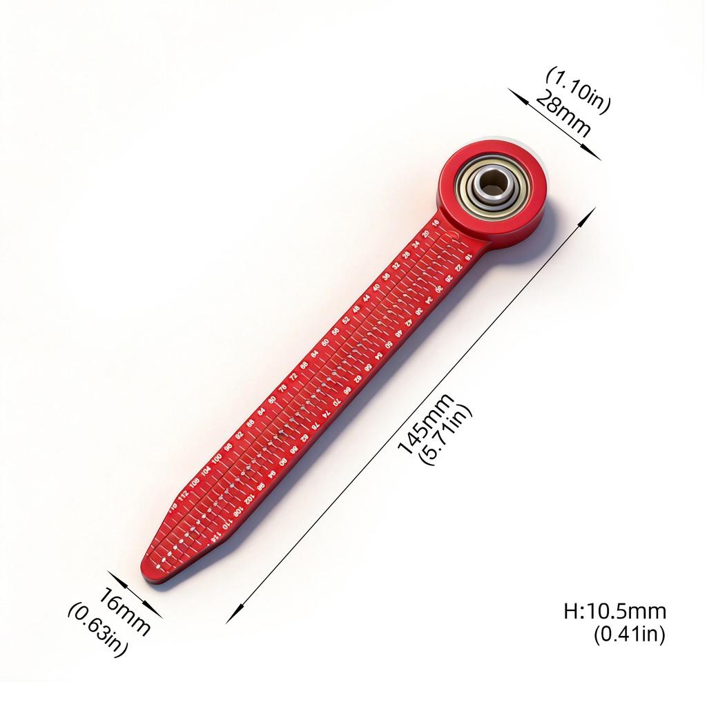 360 Degree Rotating Circular Drawing Tool 2 In 1 360 Degree Round Marking Gauge Multi-Purpose for Engineering Carpentry Design
