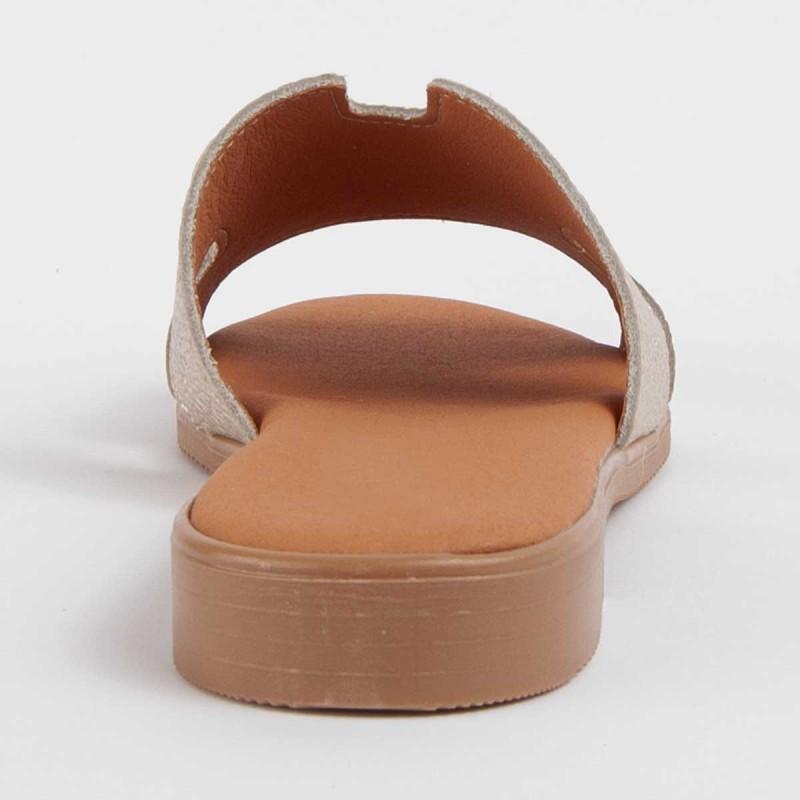 Women's Leather Sandal. Purapiel Hacca2 102713