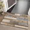 Vintage Crystal Pile Entry Door Mat Home Bedroom Kitchen Non-Slip Absorbent Dirty Resistant Carpet
