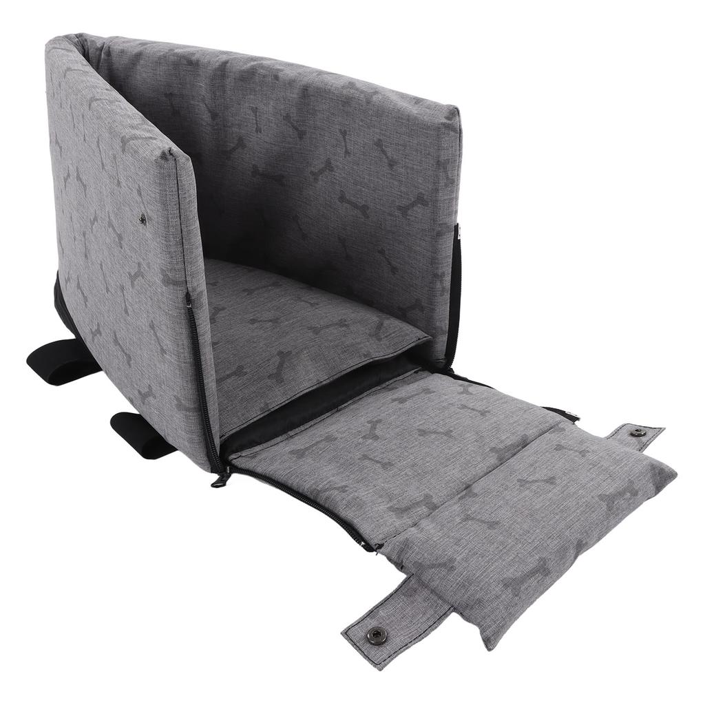 Legowisko dla zwierząt Fotelik samochodowy Wygodny Składany Łatwy do czyszczenia Fotelik samochodowy dla zwierząt z wewnętrzną podkładką dla małych